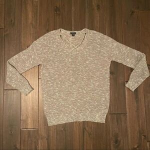 Torrid Tan Criss Cross V Neck Sweater 00